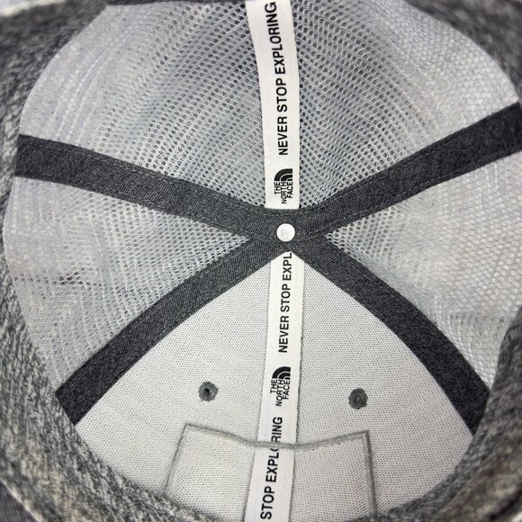 The North Face Fine Alpine Equipment Mesh Back Snapback Cap 2 Tones Gray - Picture 9 of 10